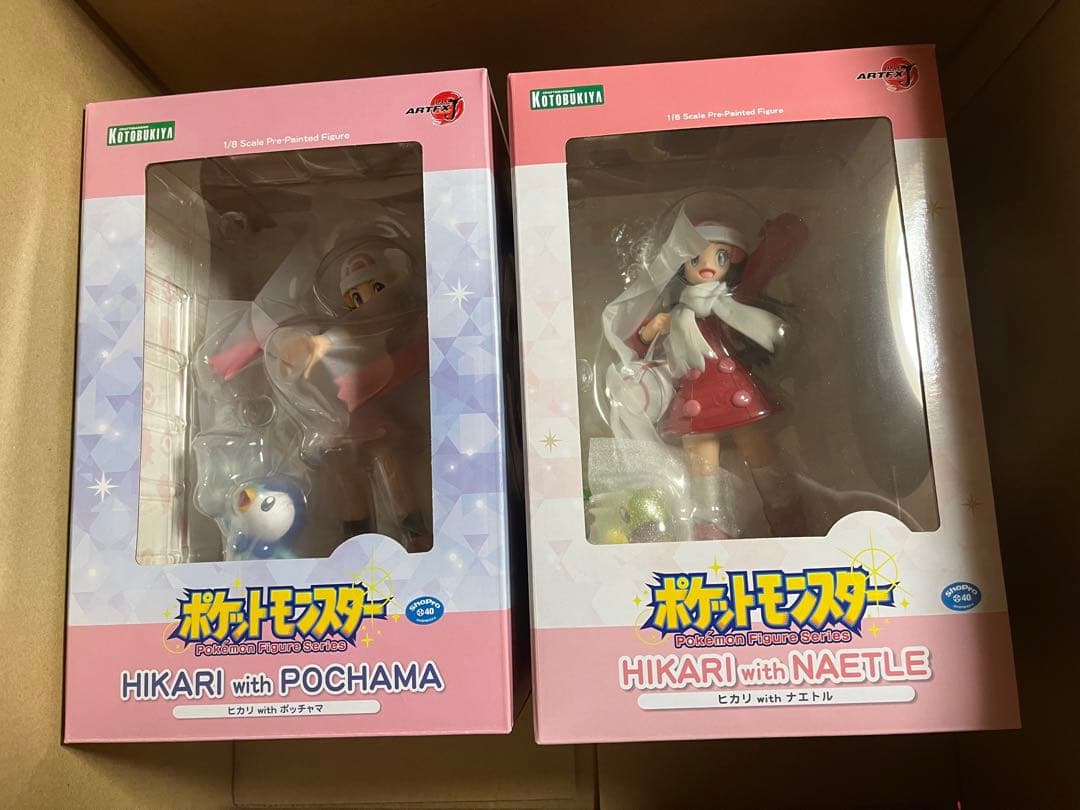 ポケットモンスター　ポケモン ヒカリ フィギュア ポッチャマ ナエトル セット