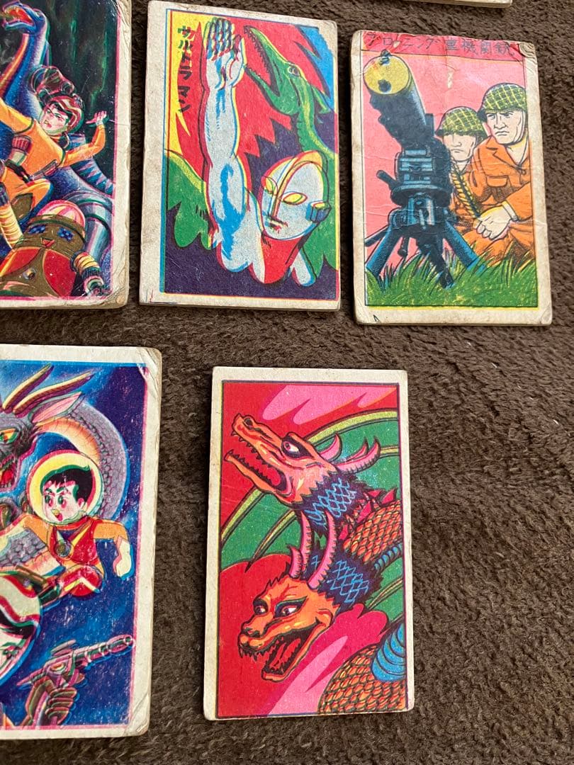 メンコ　角めんこ　昭和レトロ　タイガーマスク　勇者ダン　パーマン　黄金バット