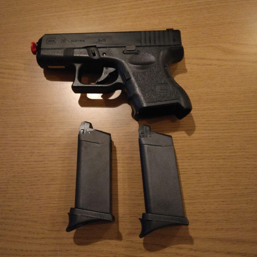 東京マルイGLOCK 26 ガスガン マガジン2個付き