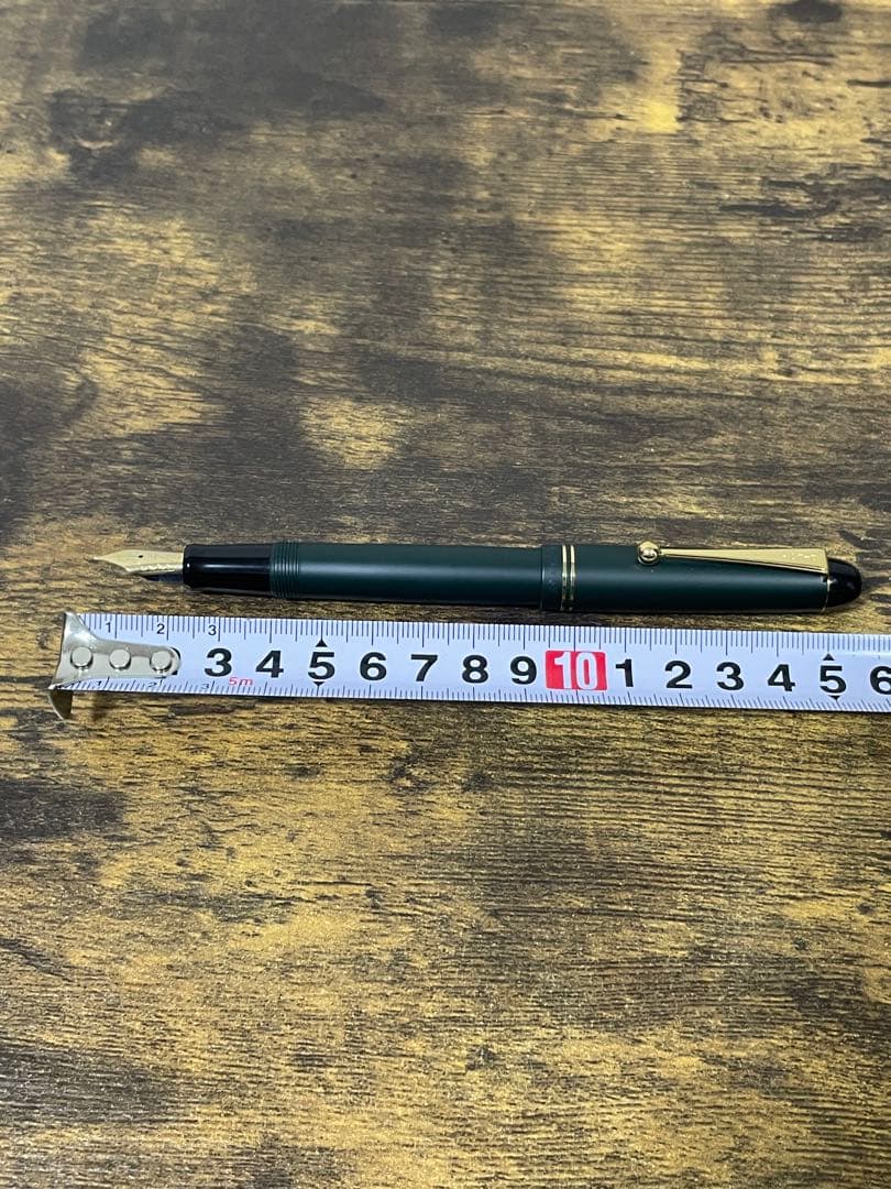 新品未使用　マットグリーン　カスタム　67 字幅F 万年筆　パイロット　ケース付