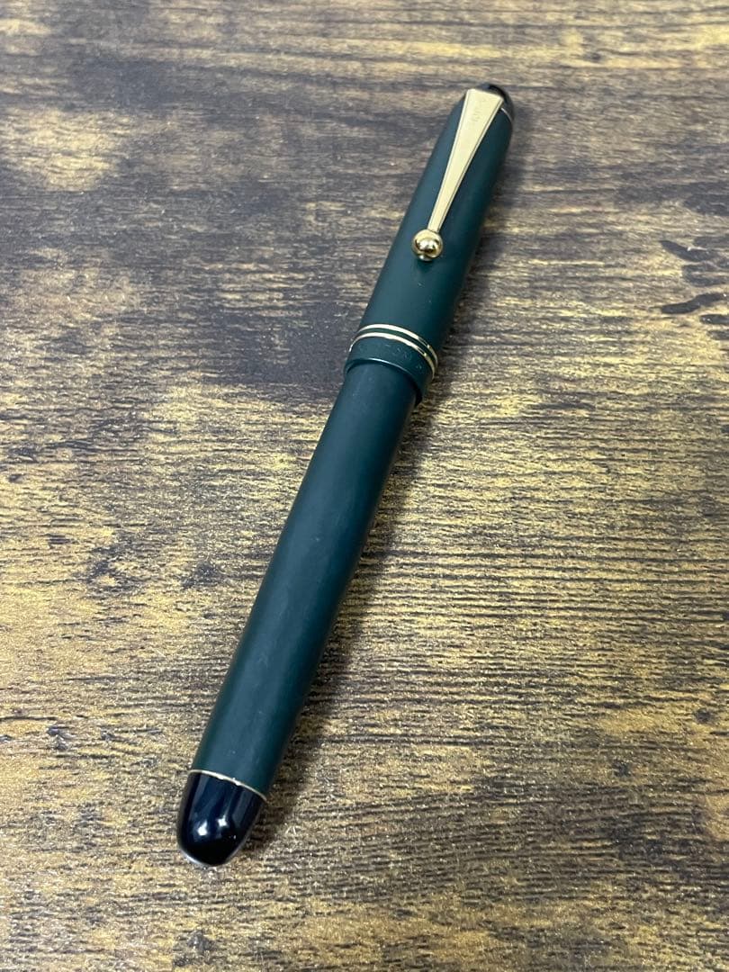 新品未使用　マットグリーン　カスタム　67 字幅F 万年筆　パイロット　ケース付