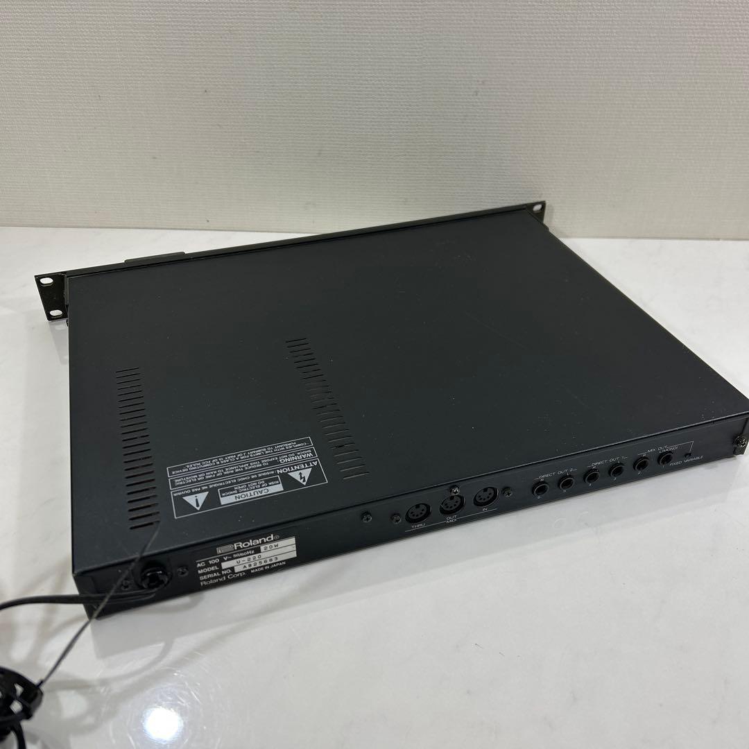 Roland ローランド　サウンド　エフェクト　U-220 通電確認のみ