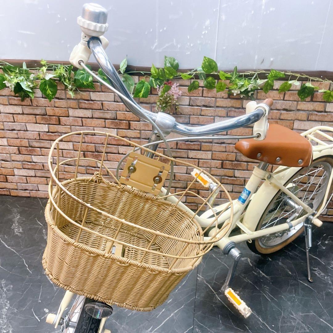 【39】子供用自転車 子供車 ブリヂストン HACCHI クリーム 18インチ