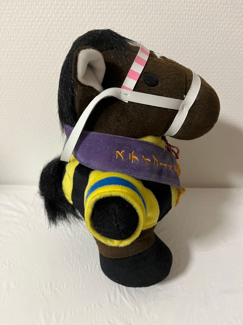 【稀少】ステイゴールド　ぬいぐるみ　競馬　AVANTI　立ち姿