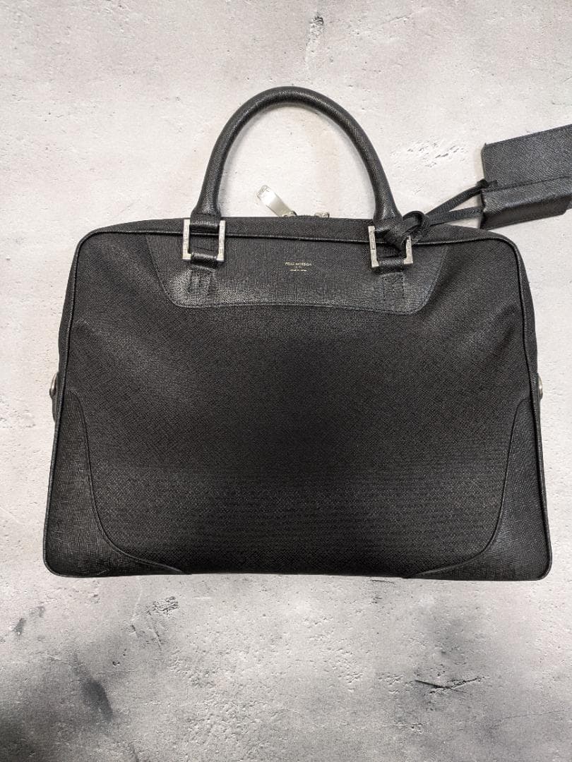 PELLE MORBIDA ブリーフケース Capitano 黒 CA104