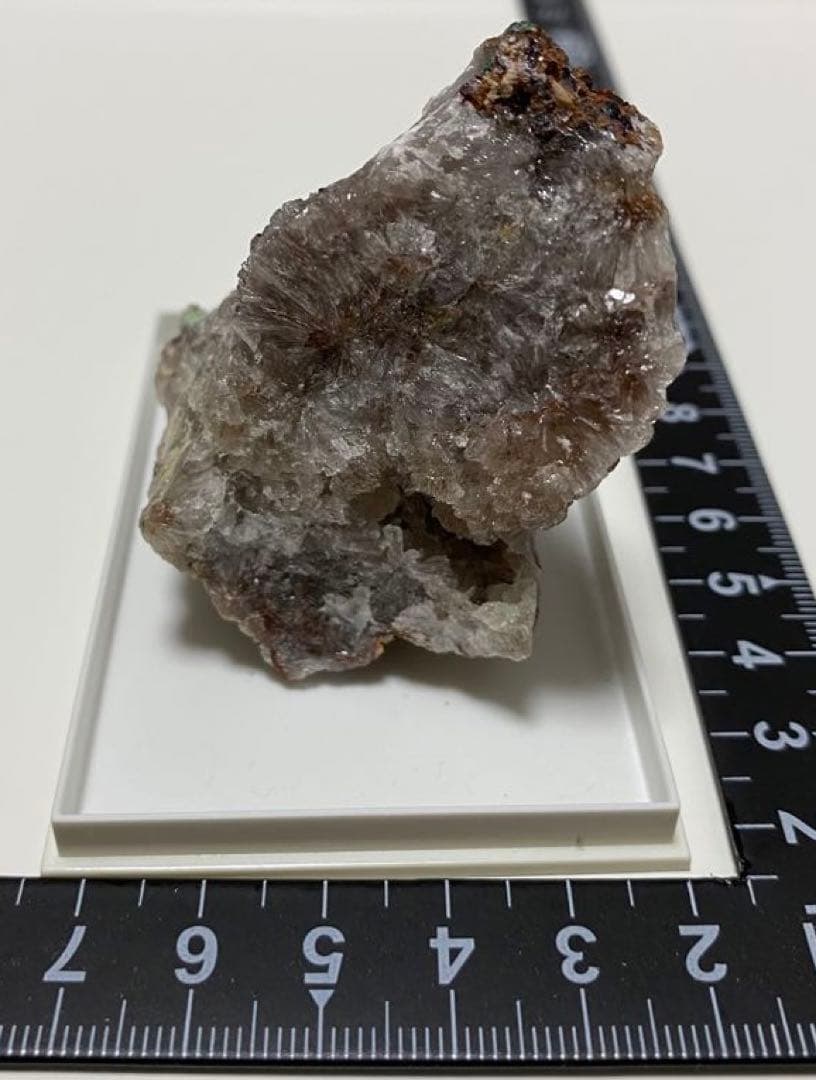 ニューメキシコ産 赤銅鉱入り異極鉱 キュプライト ヘミモルファイト 外国産鉱物