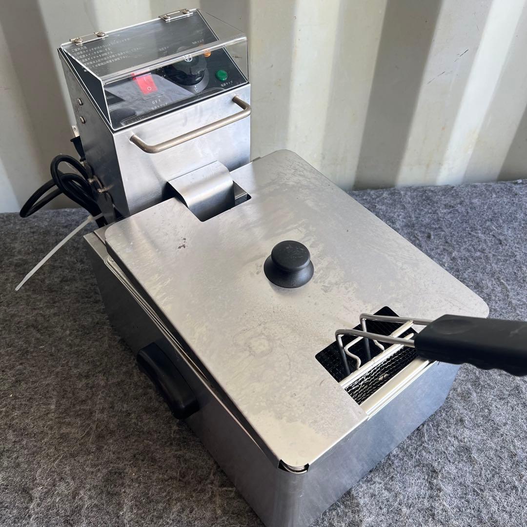 G71激安早い者勝ち✨ 卓上単槽電気フライヤー 6L 揚げ物 店舗