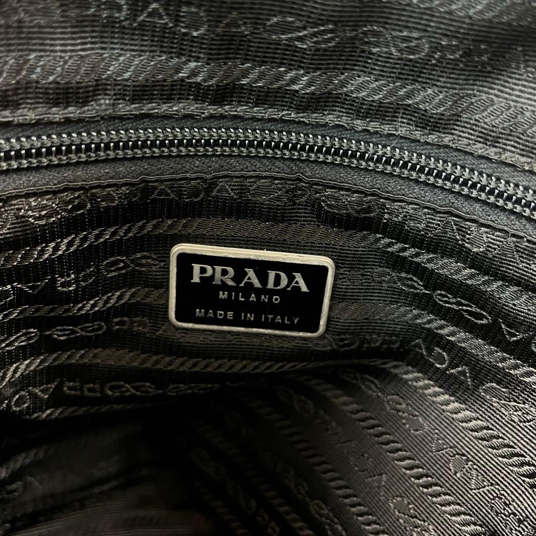 プラダスポーツ ショルダーバッグ 斜め掛け 黒