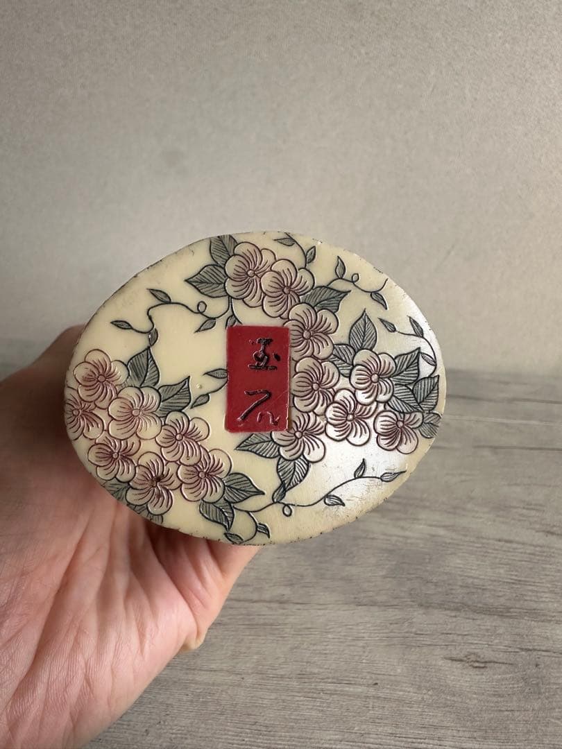 昭和レトロ 和風置物 細密彫刻 樹脂製 骨董品 アンティーク