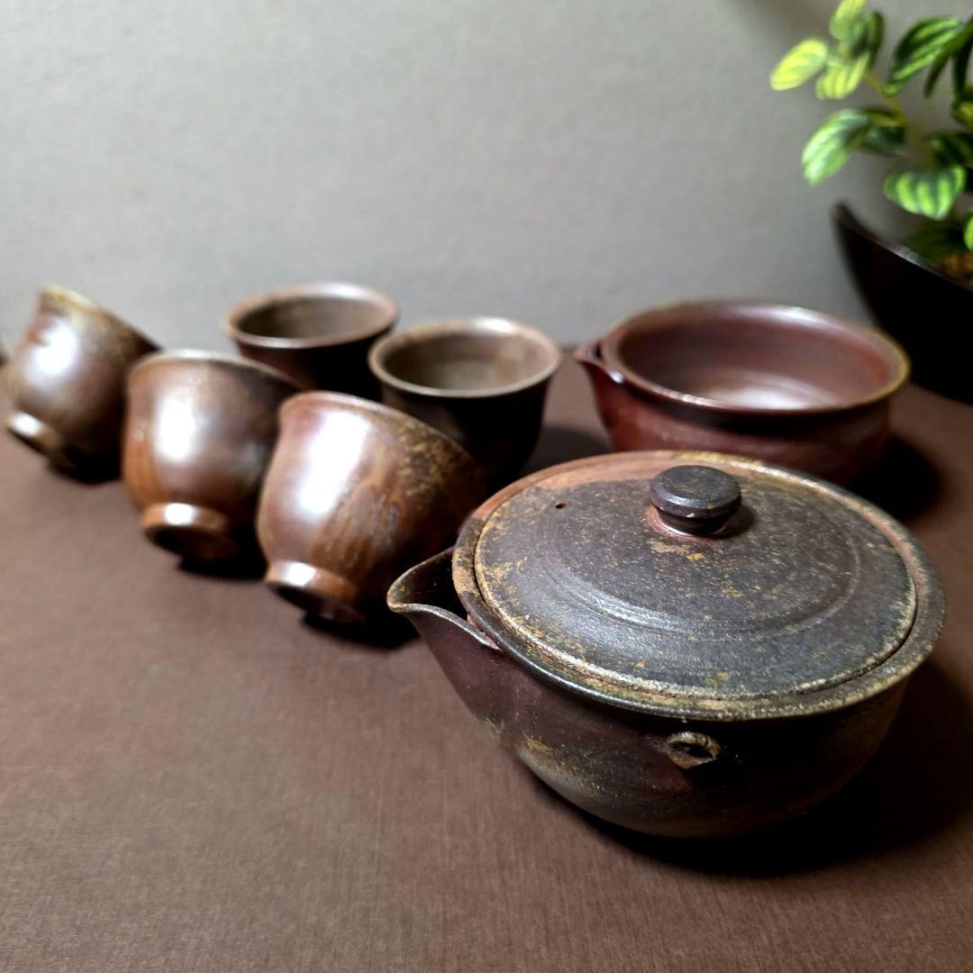 備前焼　煎茶器揃