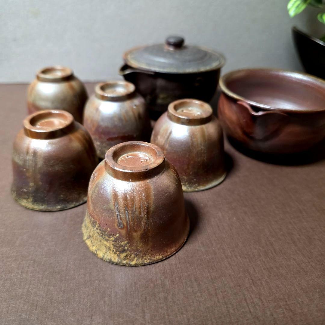 備前焼　煎茶器揃