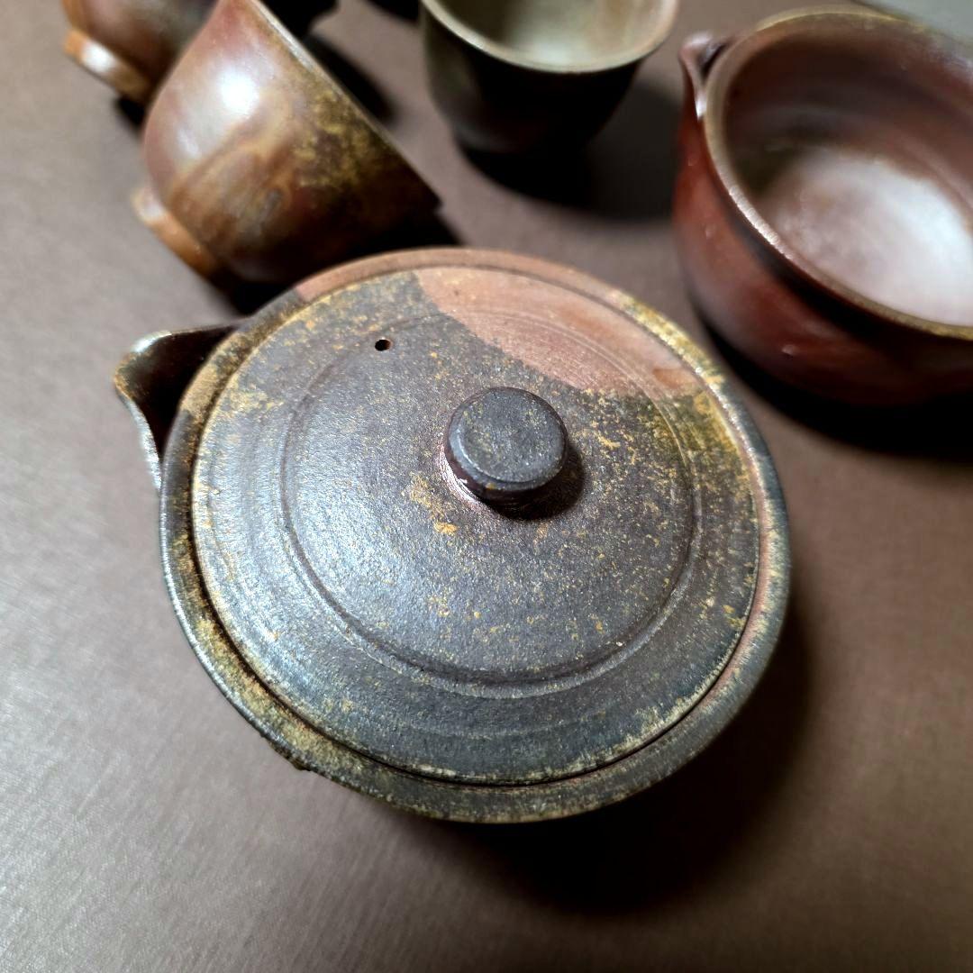 備前焼　煎茶器揃