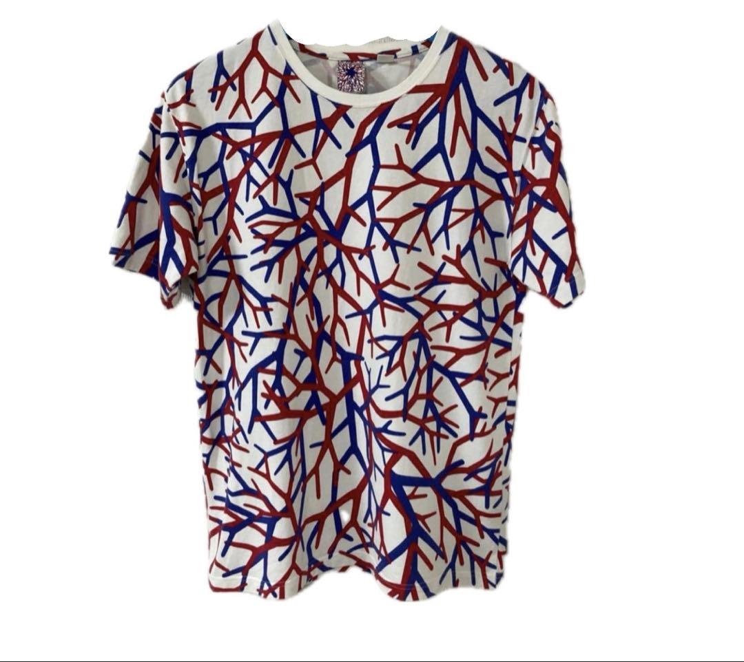 PHENOMENON 赤青枝模様 Tシャツ L 細胞