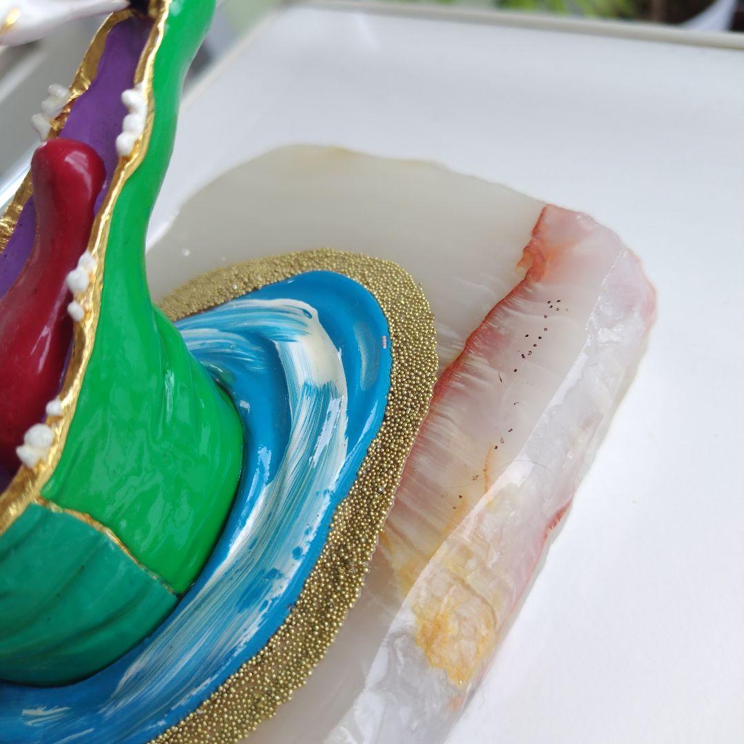 レア美品です！DISNEY Captain Hook 天然石 台座 フィギュア