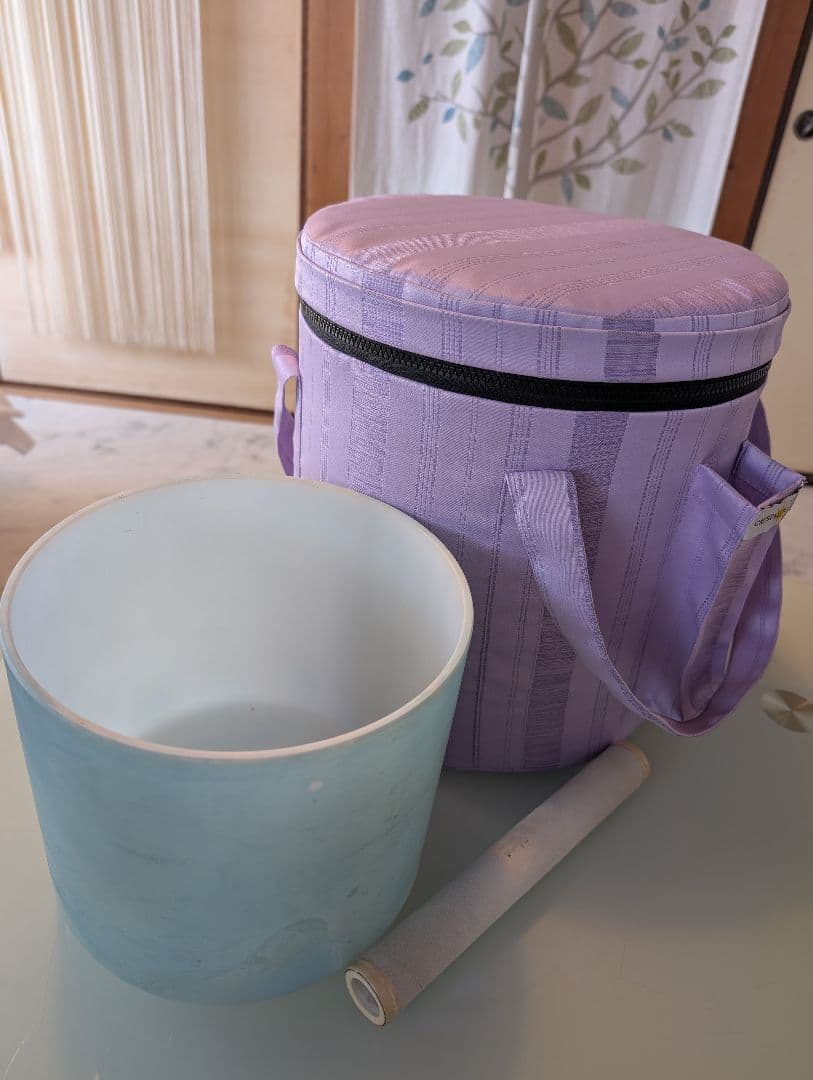 まるえ☆アルケミークリスタルボウル　Ocean Gold 8インチ