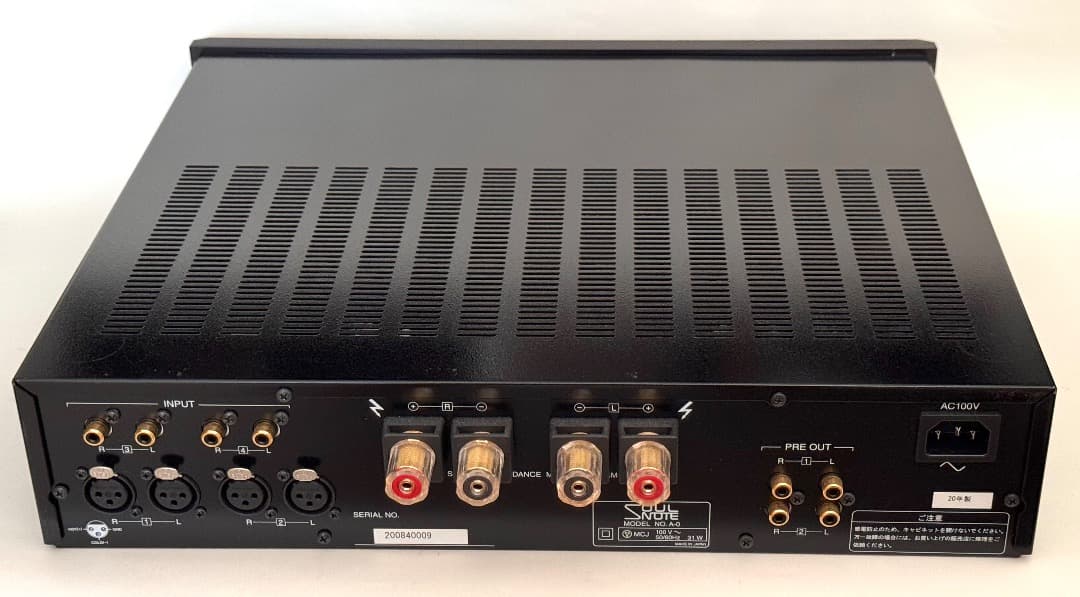 SOULNOTE　ソウルノート　プリメインアンプ　A-0 BLACK