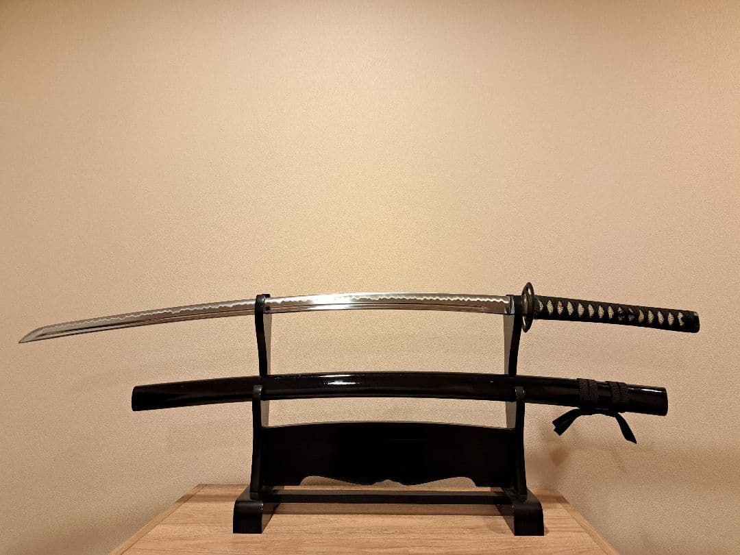 宮本武蔵 模造刀 大•小セット( 刀掛付き)