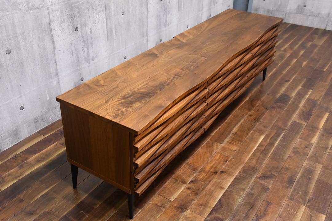 EKC98 展示品 レグナテック クラッセ リップル テレビボード 23万 無垢