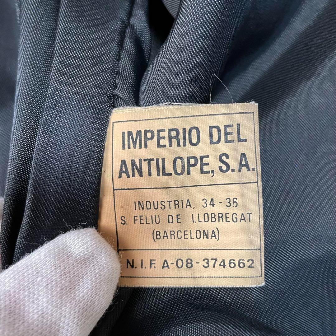 激レア vintage 90s スペイン製 大きめ 古着 羊革　JK 黒　XL