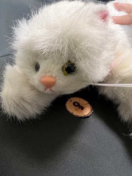 ショーブレです オオイケ　白いペルシャネコ? ぬいぐるみ　約46cm