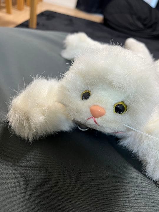 ショーブレです オオイケ　白いペルシャネコ? ぬいぐるみ　約46cm