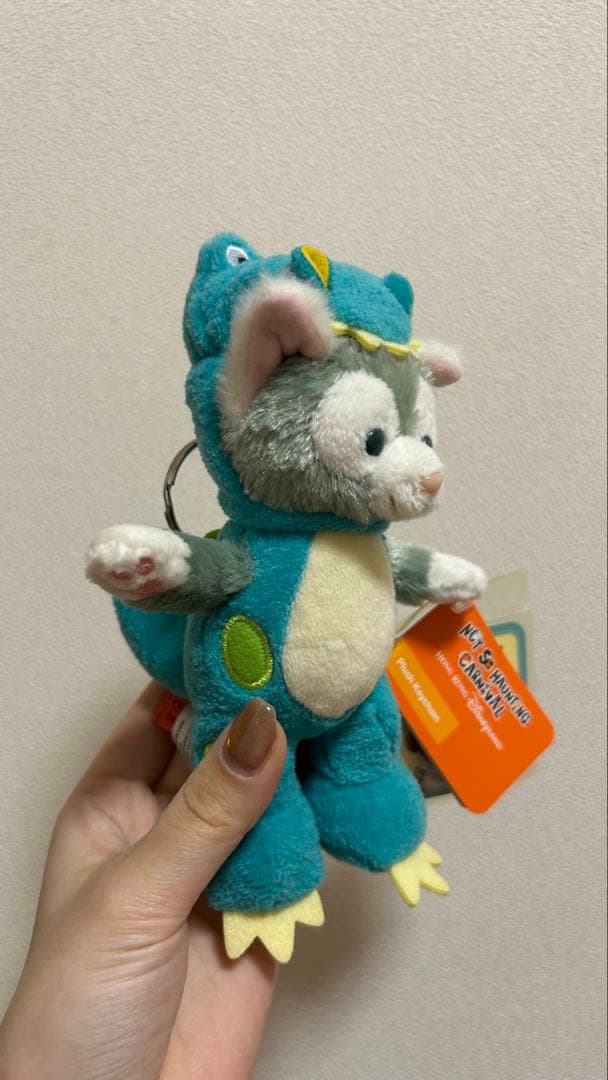 香港 ディズニー クッキーアン うさぎ・ジェラトーニ　恐竜 2体セット