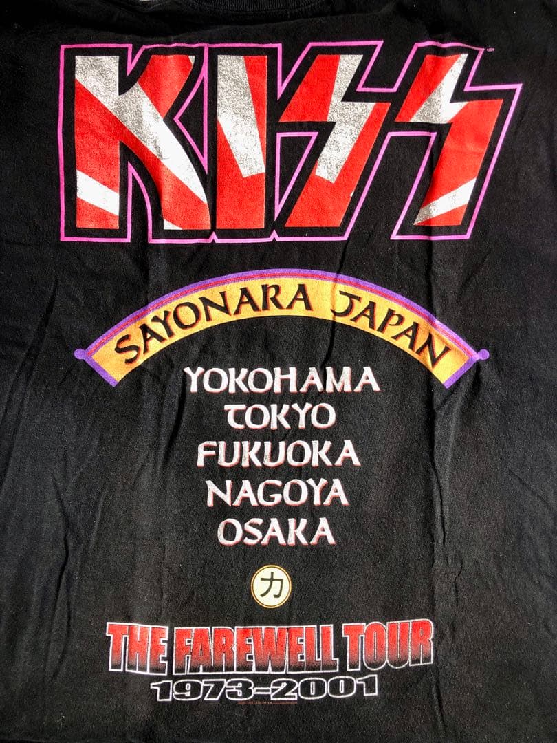 【KISS/Tシャツ】フェアウェルツアー 2001