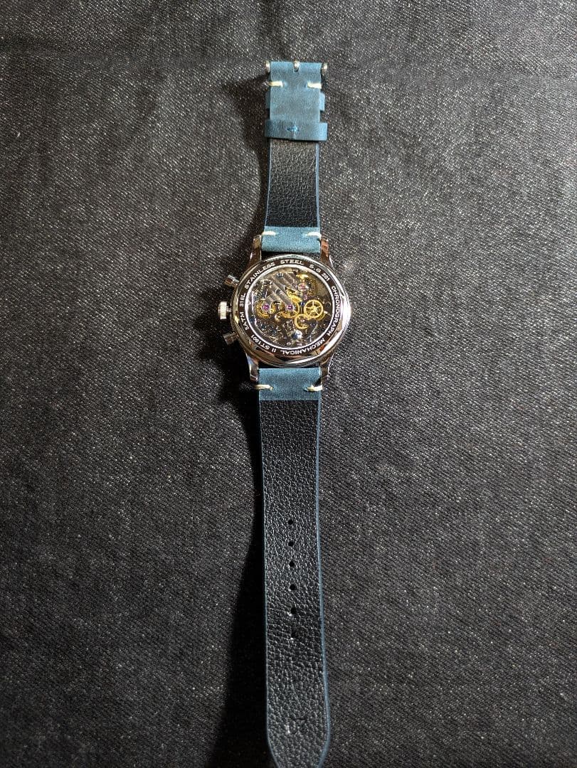 Sugess メカニカル クロノグラフ 腕時計