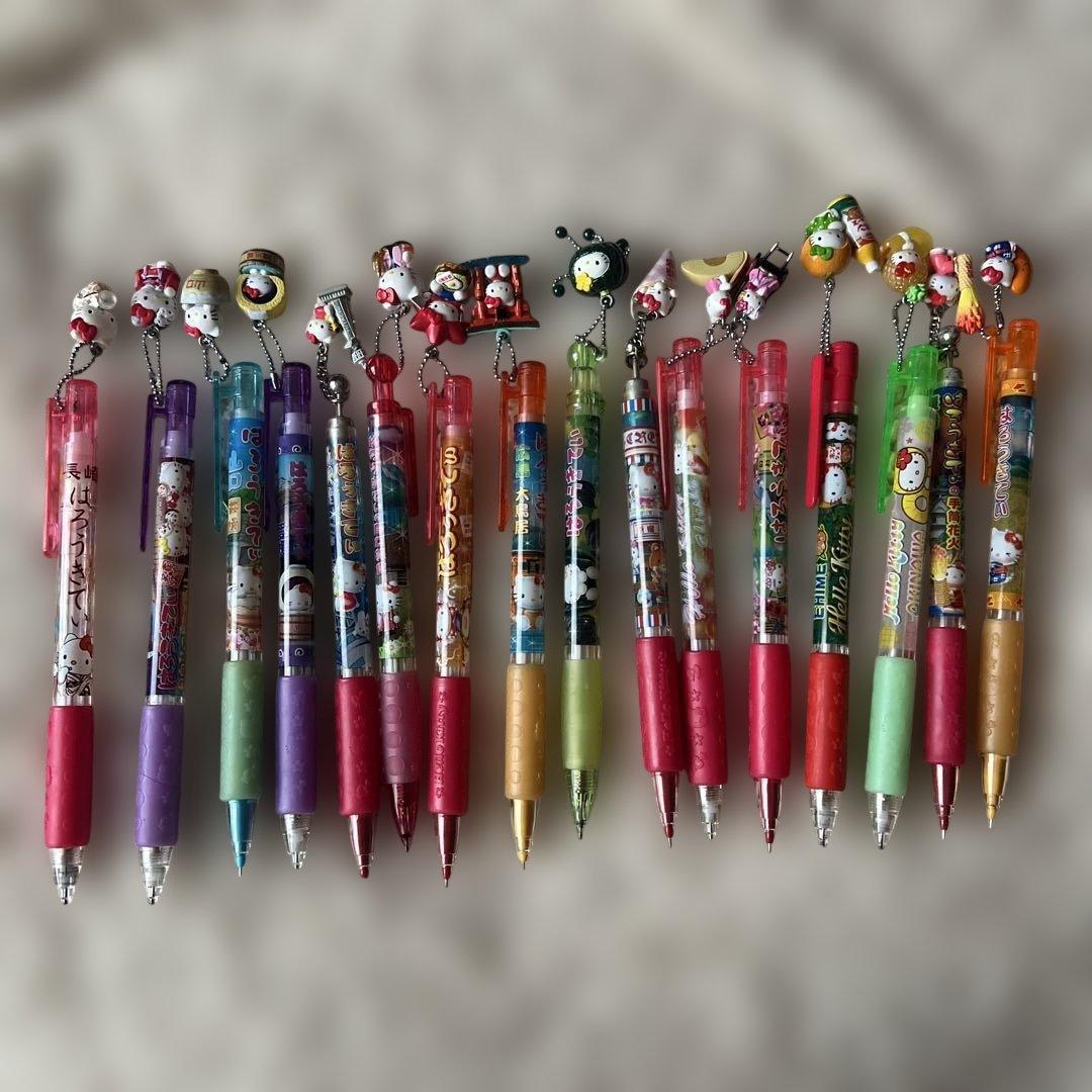 激レア ご当地キティ シャーペン　16本
