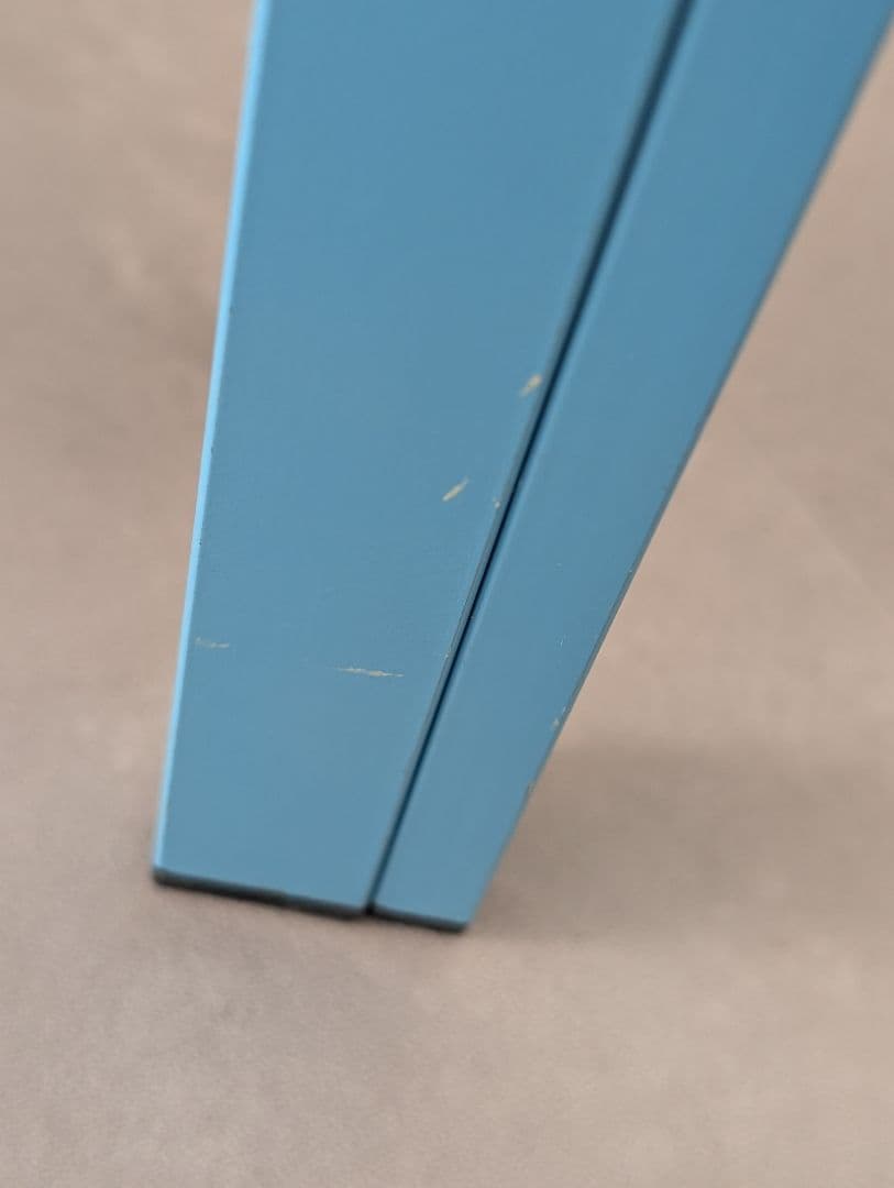 80's-90's レトロ スチールフレーム ガラステーブル ファンシー モダン