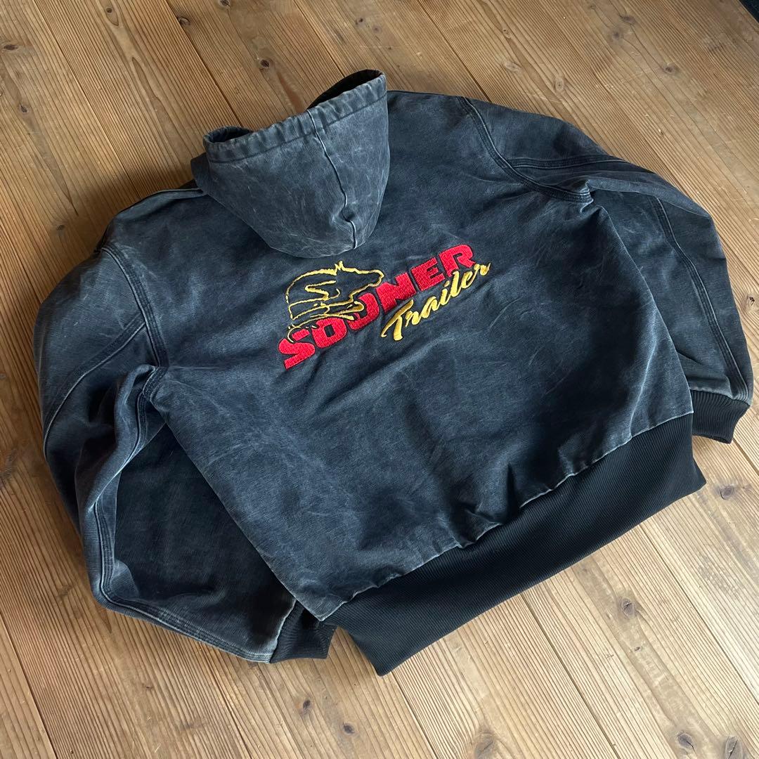 ちゃい カーハート アクティブ ジャケット ブラック 企業 S