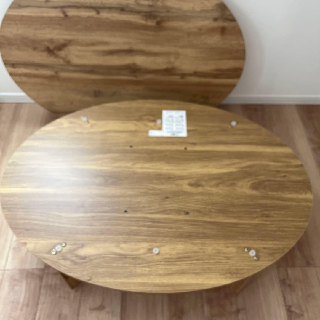 2023年製　冬値上げします　105×75 円形　こたつ　テーブル