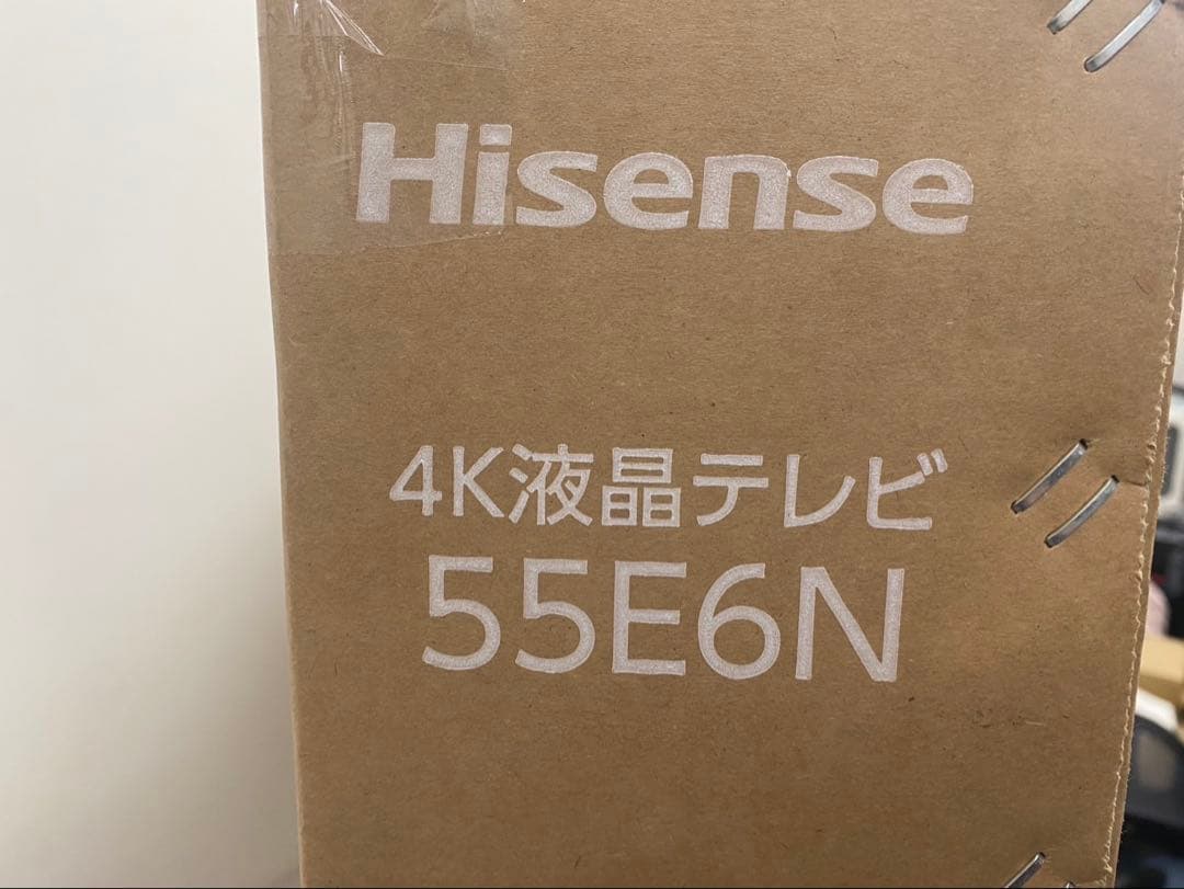 未使用品 Hisense ハイセンス 55V型 4K液晶テレビ 55E6N