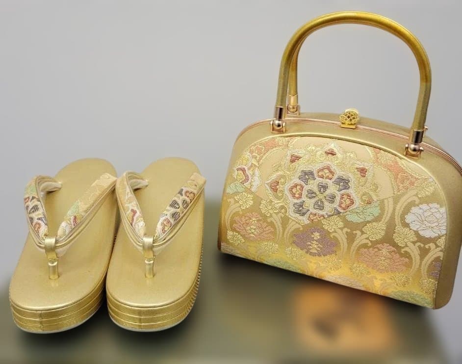 世美庵 Sサイズ 高級草履バッグセット 日本製 美品