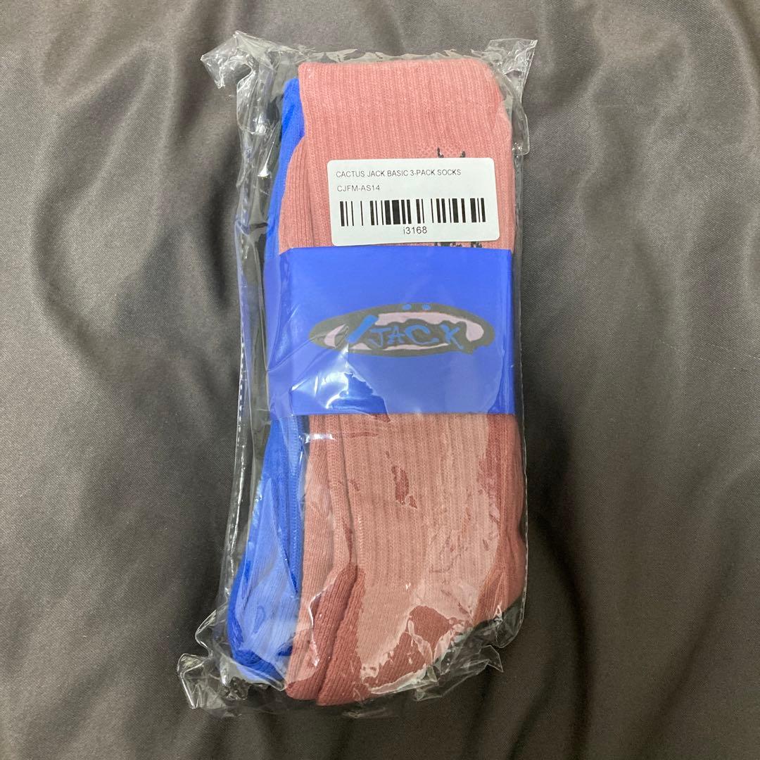 レッグウェア TRAVIS SCOTT CACTUS JACK BASIC3PACKSOCKS