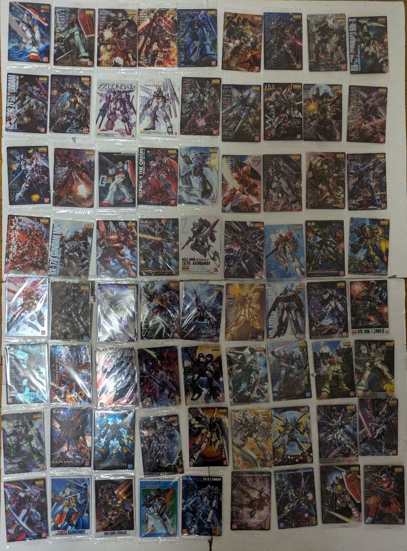 ガンプラ パッケージアートコレクション 重複無し184枚セット 未開封バラ売り可