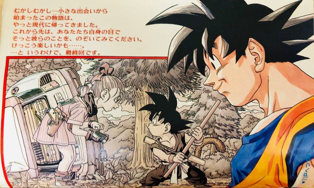 週刊少年ジャンプ　1995年24、25号 【最終回予告&最終回】ドラゴンボール