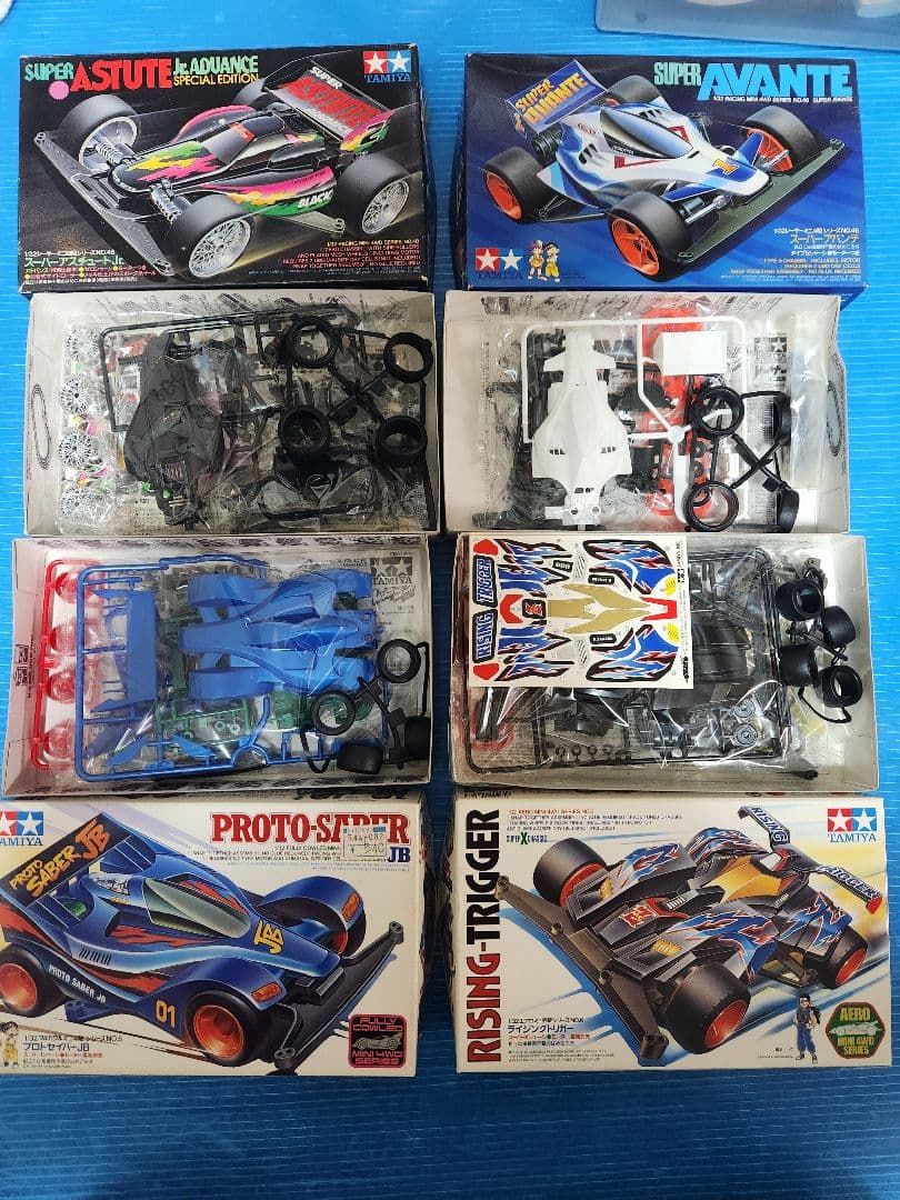 9/10まで出品 ミニ四駆 55台まとめ売り 未組立品 ビートマグナムGPA