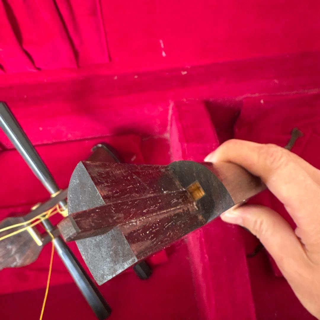 細棹三味線本体