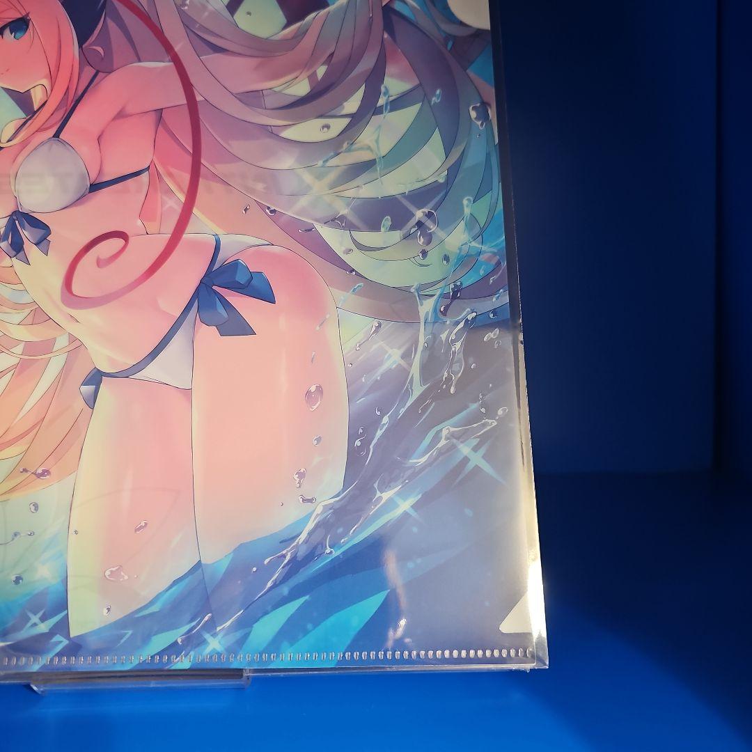 【新品】蒼き雷霆 ガンヴォルト 鎖環 A4 クリアファイル ★海外数量限定