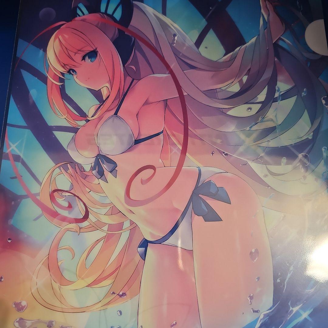 【新品】蒼き雷霆 ガンヴォルト 鎖環 A4 クリアファイル ★海外数量限定