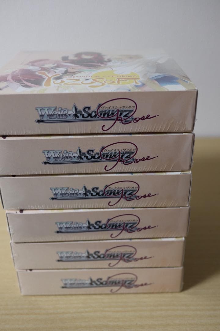【新品・未開封】ヴァイスシュヴァルツロゼ ゆずソフト 6BOX