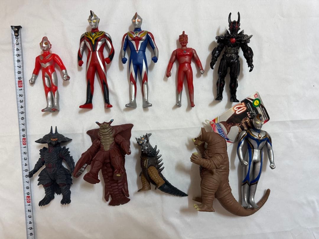 特撮ソフビまとめ売り　ウルトラマン　仮面ライダー　ウルトラ怪獣　日本製含む
