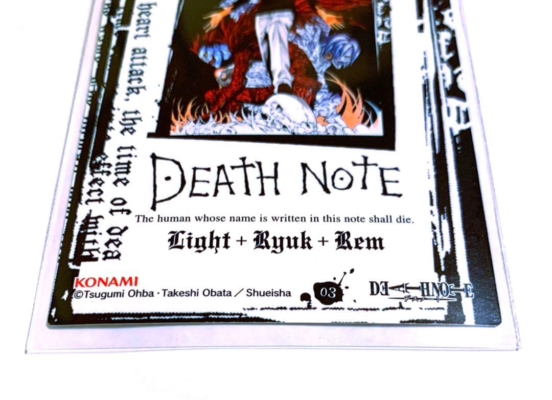 DEATH NOTE デスノート トレーディングカード SR ★ 夜神月