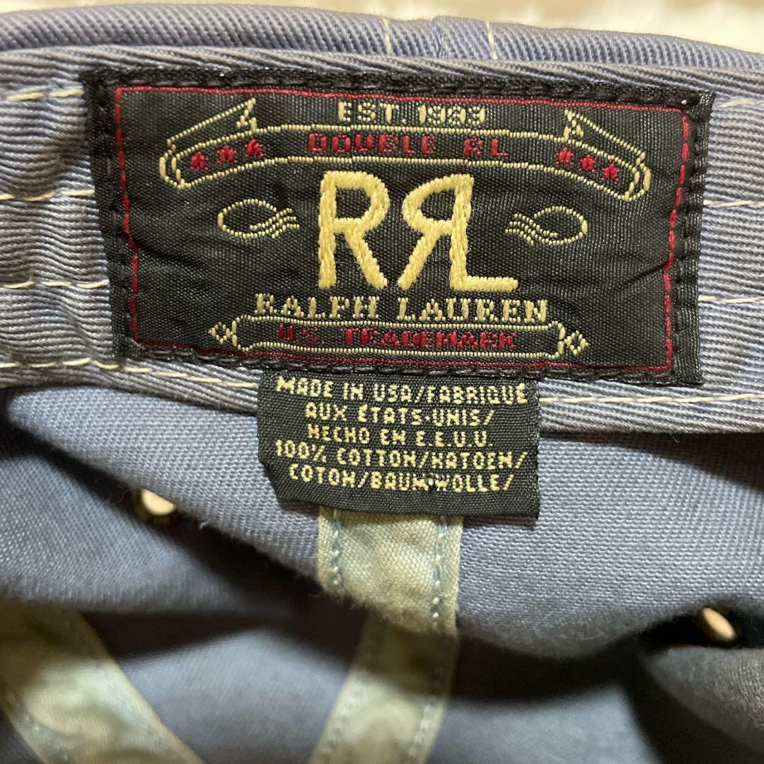 希少 RRL 三つ星 キャップ 90s USA製 ヴィンテージ ラルフローレン