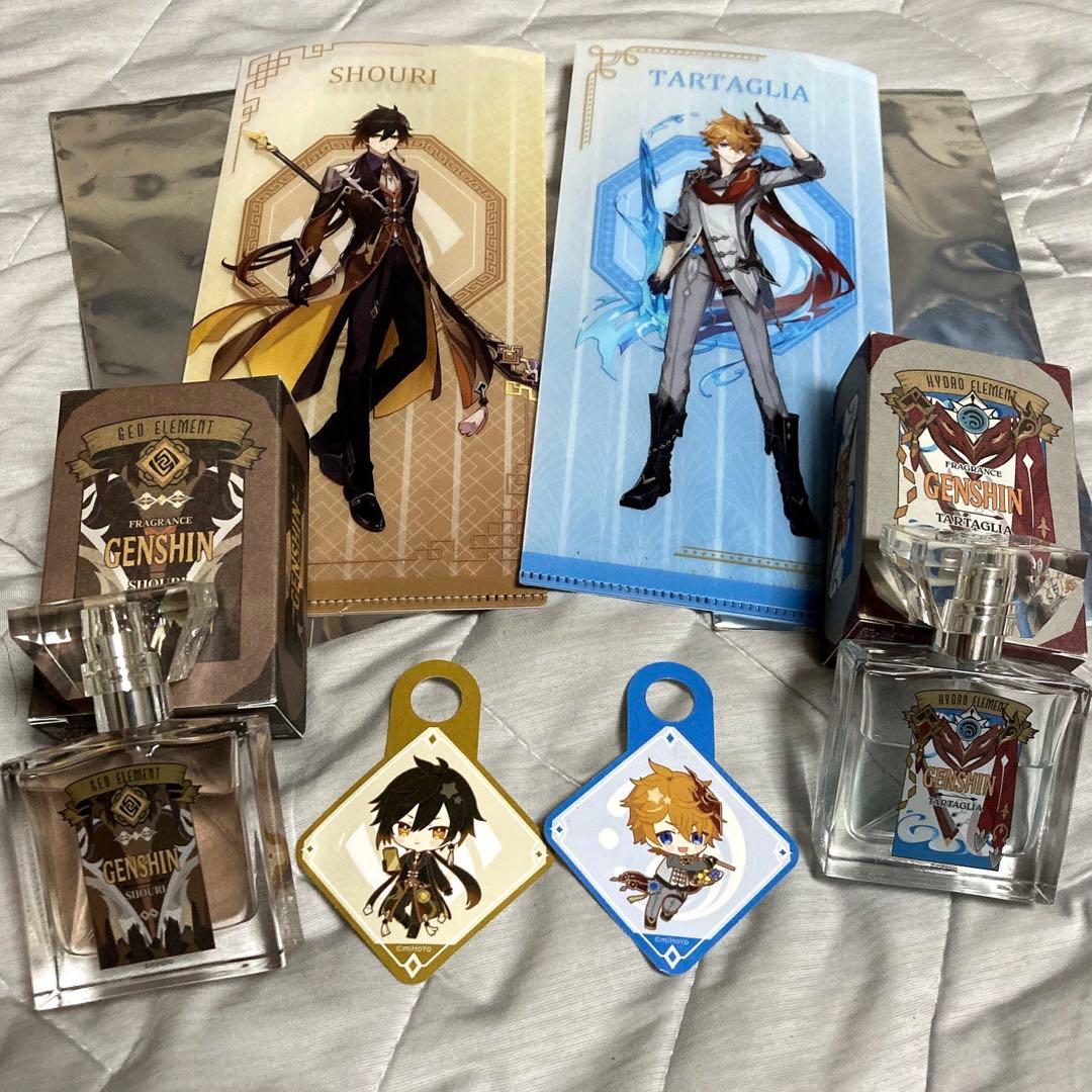 6点 タルタリヤ 鍾離 香水 GIGO ファイル スイパラコラボ 食品タグ 原神