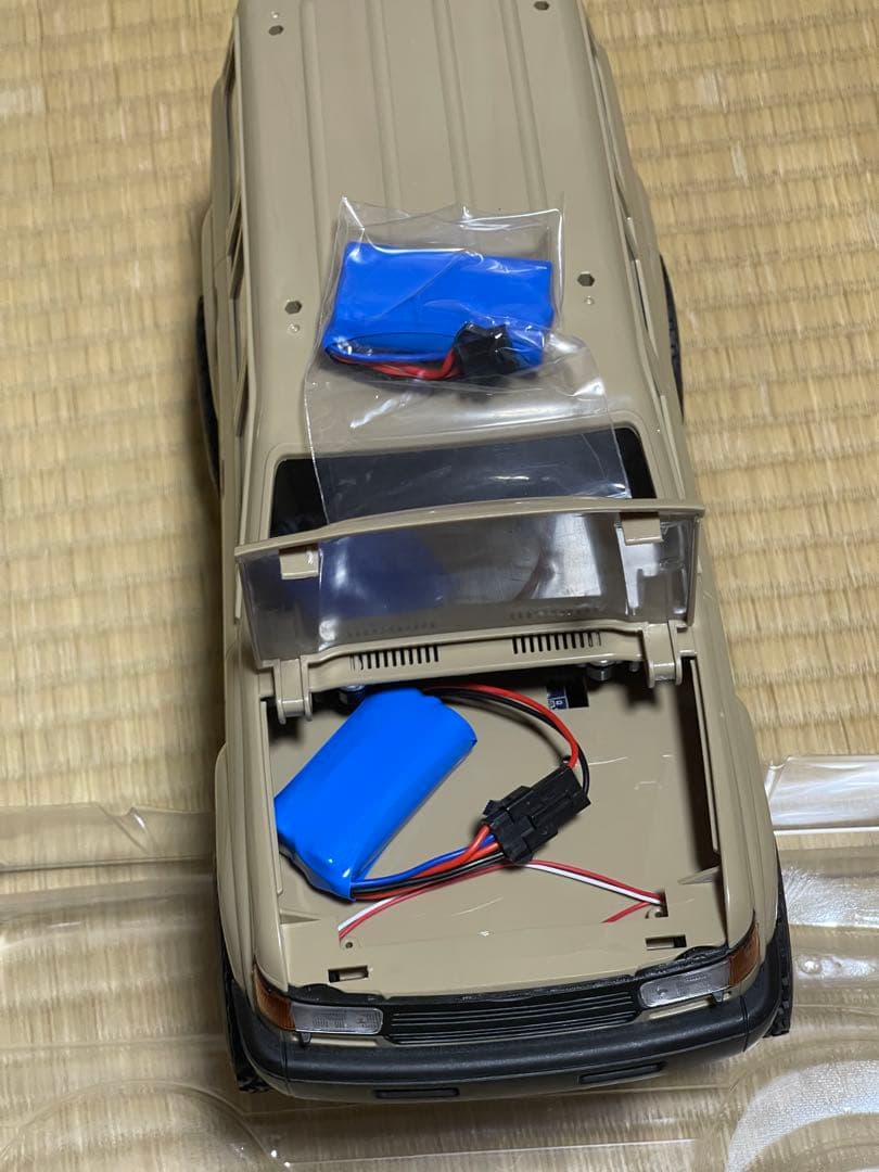 バッテリー2個付き WPL C54-1 RTR LC80 4WD イエロー