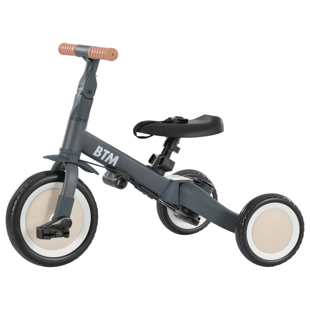 子供用三輪車 4in1 三輪車のりもの 押し棒付き 自転車 おもちゃ 乗用玩具