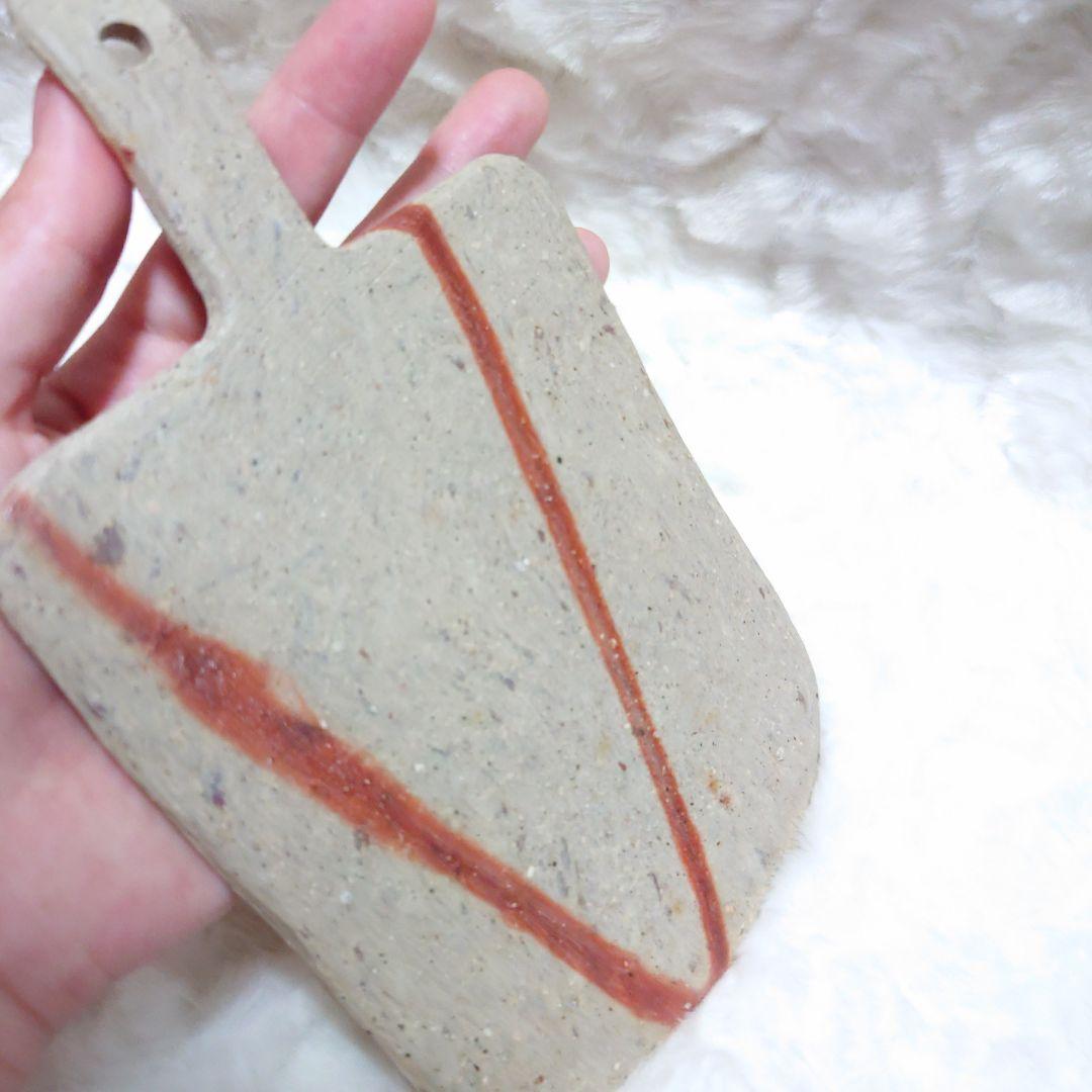 【2501】90.プレート…備前焼