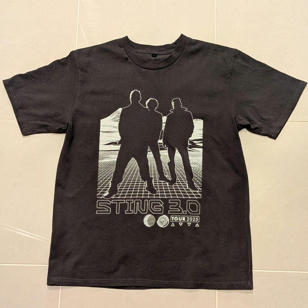 STING 3.0 スティング JAPAN TOUR フィギュア Tシャツ L